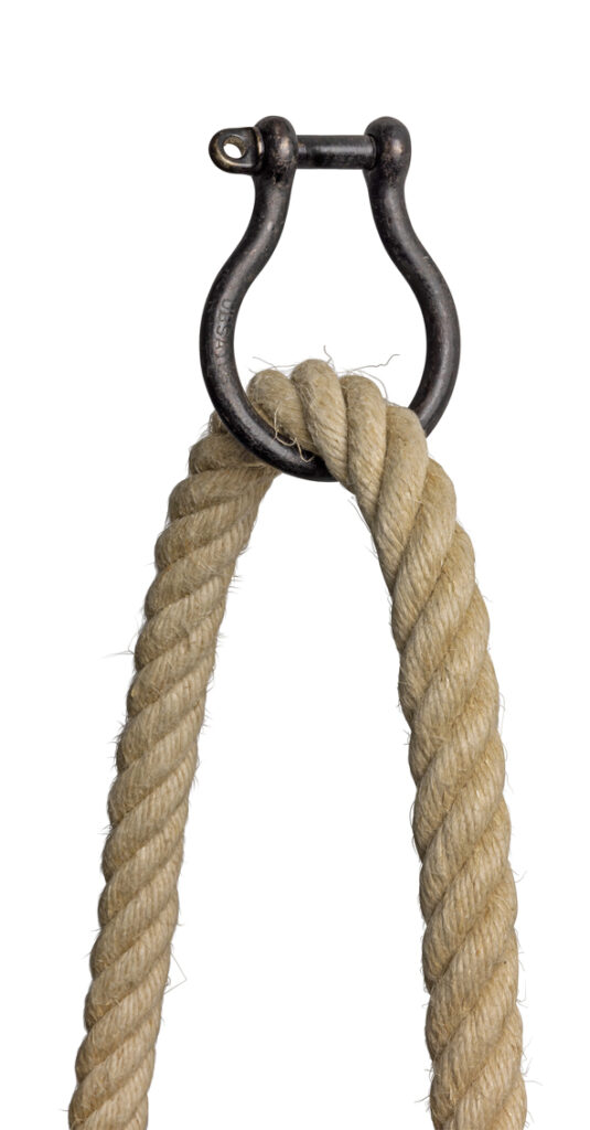 € 90,00
Stagleuver om touwlamp mee op te hangen.
Gemaakt van zwart rvs, 60 mm. lang, Ø 10 mm.